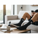 Medias Dc Crew Black White