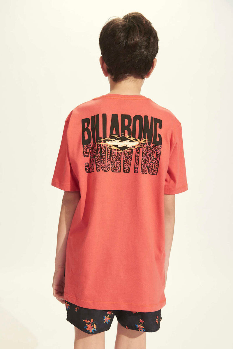 Remera Billabong Kids Ss Te Boys Coral (3)