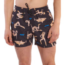 Short De Baño Volcom H Bo Ef 80s Negro