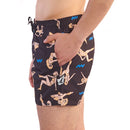 Short De Baño Volcom H Bo Ef 80s Negro