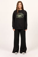 Buzo Billabong Feeling Over Crew Negro