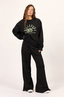 Buzo Billabong Feeling Over Crew Negro