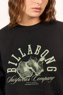 Buzo Billabong Feeling Over Crew Negro