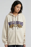 Campera Billabong Hibiscus Zip Hood Crudo