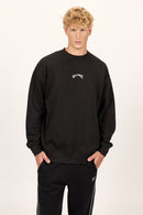 Buzo Billabong Arch Over Crew Negro