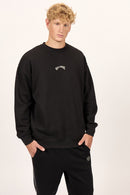 Buzo Billabong Arch Over Crew Negro