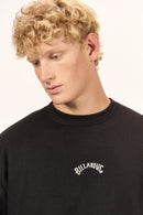 Buzo Billabong Arch Over Crew Negro