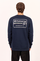 Buzo Billabong Walled Crew Azul