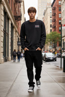 Buzo Billabong Walled Crew Negro