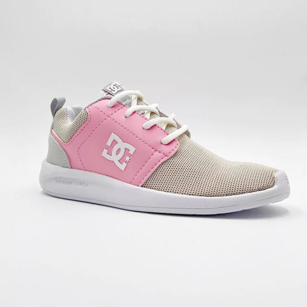 Zapatillas Dc Midway Sn Knit OF1 C Beige Rosa Blanco 🌺 (Producto de Outlet)
