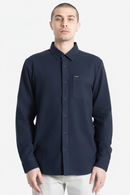 Camisa Manga Larga Volcom Caden Solid Azul