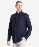 Camisa Manga Larga Volcom Caden Solid Azul