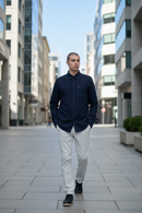 Camisa Manga Larga Volcom Caden Solid Azul