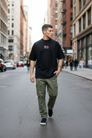 Remera Element Ranglan Tee Negro