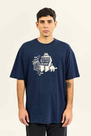 Remera Element Hombre Wexford Over Tee Azul
