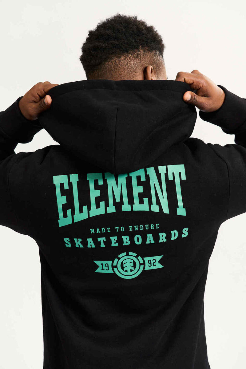 Buzo Element Endure Hood Negro (J)