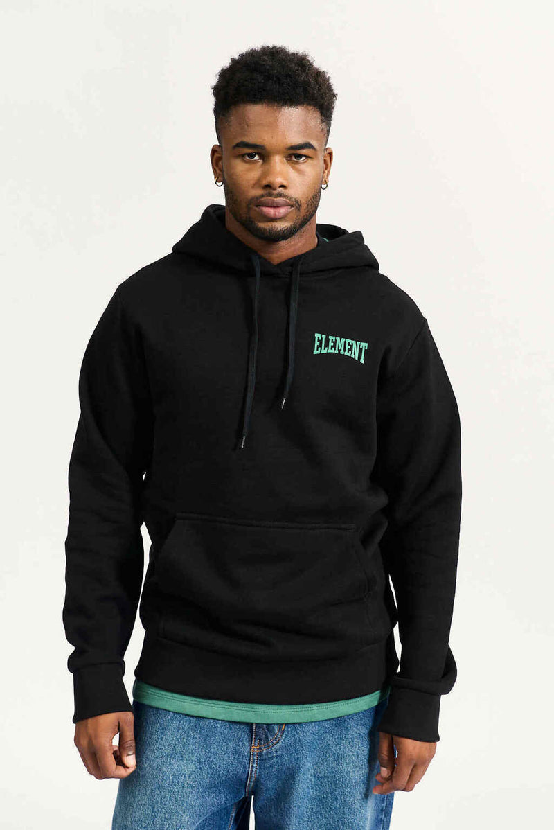 Buzo Element Endure Hood Negro (J)