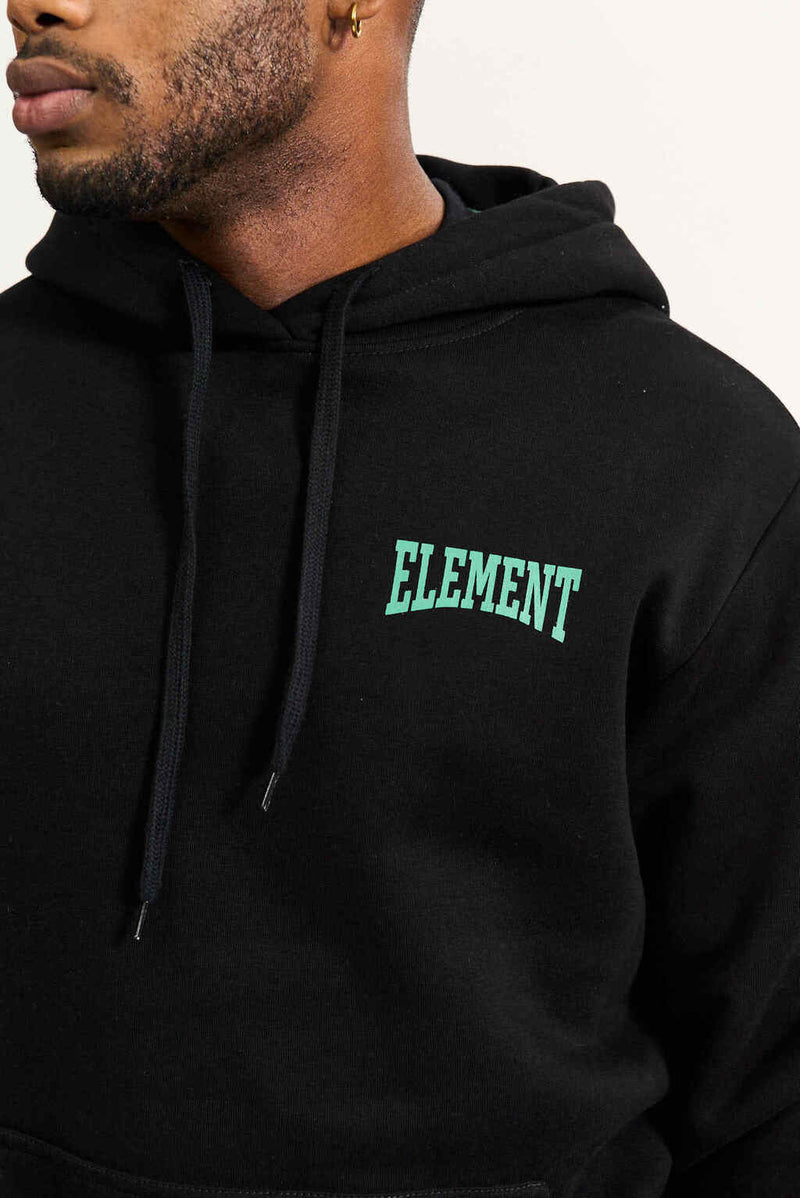 Buzo Element Endure Hood Negro (J)