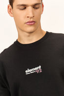 Buzo Element Logo Crew Negro