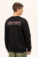 Buzo Element Logo Crew Negro