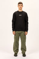 Buzo Element Logo Crew Negro