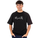 Remera Quiksilver Mc Quik Liquid Mer Negro Oversize