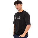 Remera Quiksilver Mc Quik Liquid Mer Negro Oversize