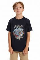 Remera Quiksilver Kids Waves Azul