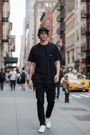 Remera Quiksilver Pocket Water Negro