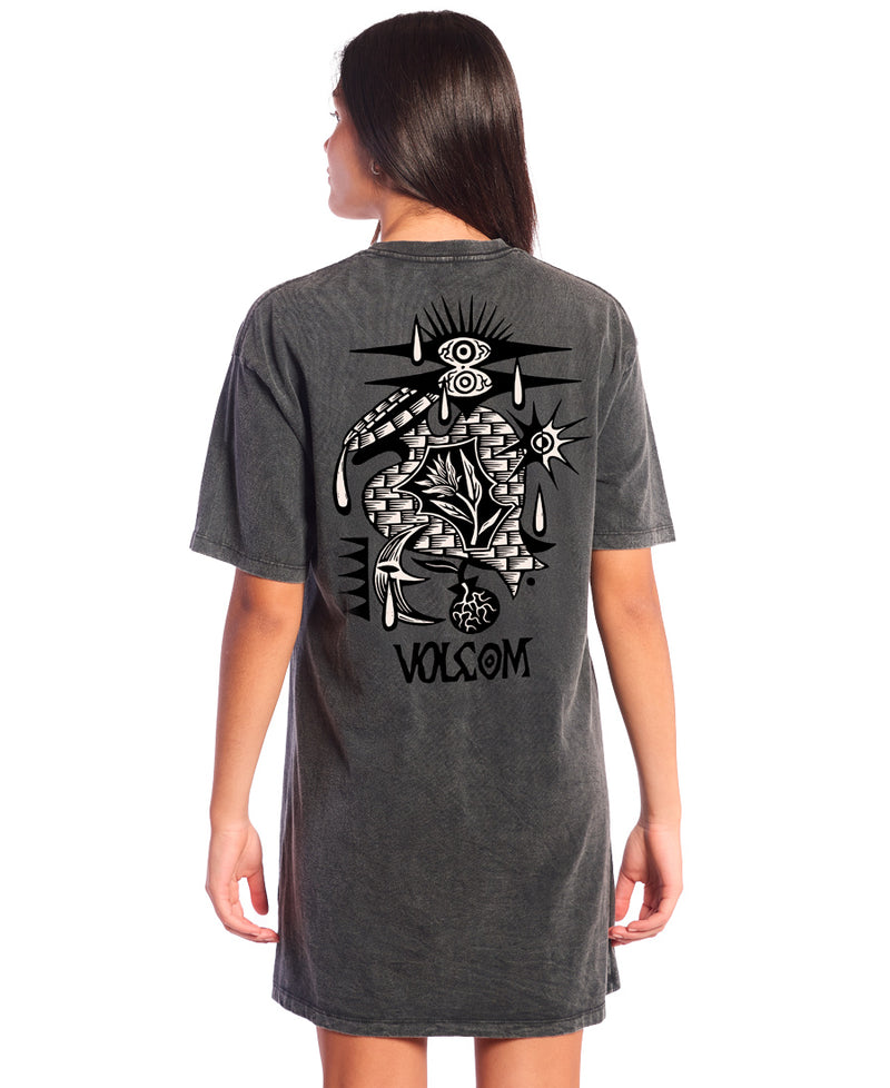 Vestido Volcom M Vaderetro Process (O2)