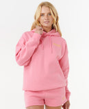Buzo Rip Curl Hood Over Puff Rosa