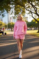Buzo Rip Curl Hood Over Puff Rosa