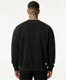 Buzo Independent Crew Print Gris