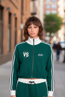 Campera Volcom Match Crop Verde