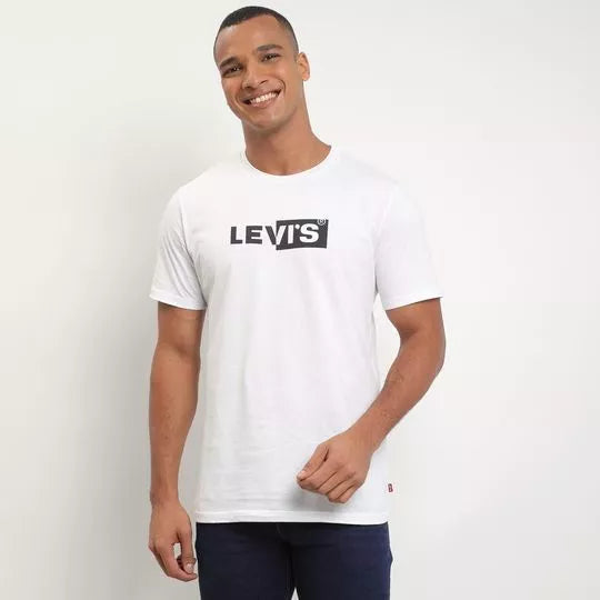 Remera Levis Divided Blanco