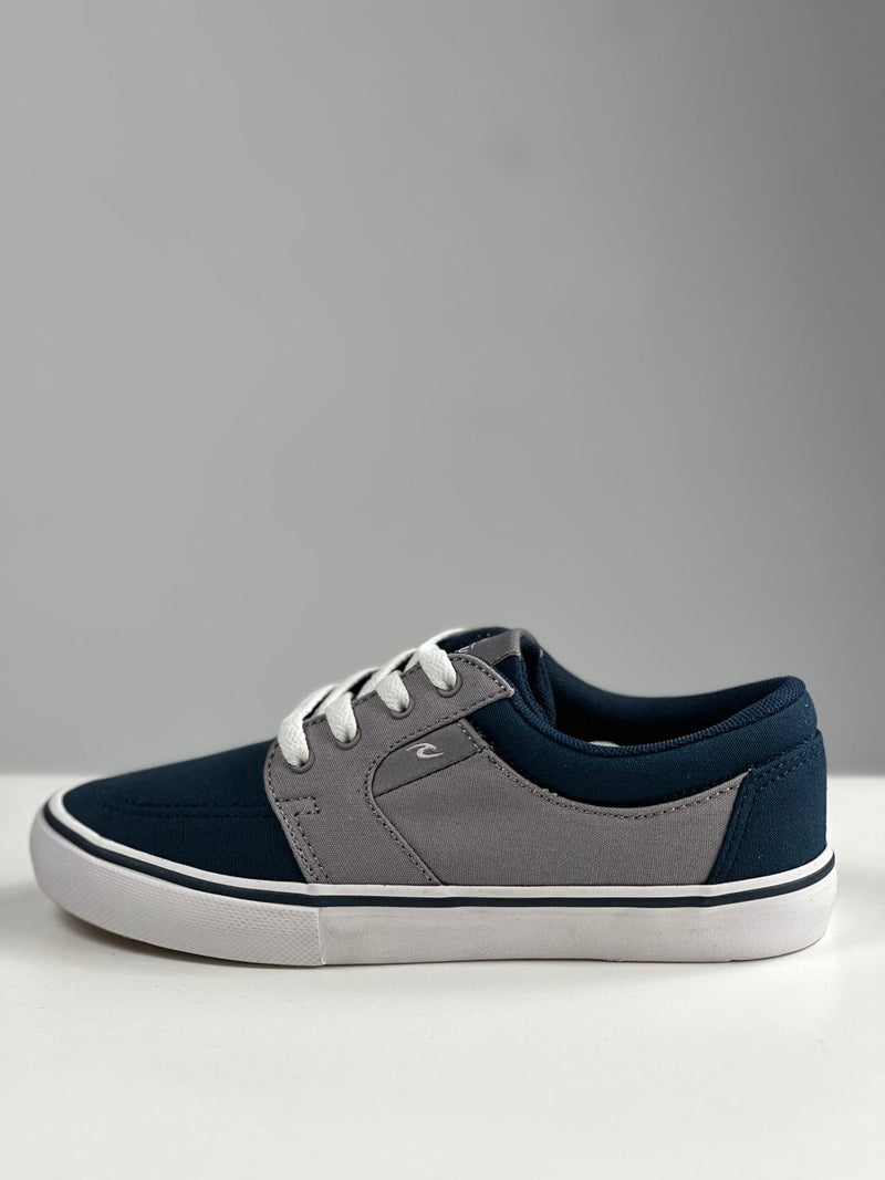 Zapatilla Rip Curl Transit Vulc Kids Gris/Azul KIDS OFERTA