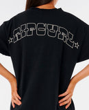 Remera Rip Curl Heritage Pacific Negro