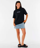 Remera Rip Curl Heritage Pacific Negro