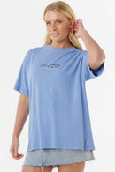 Remera Rip Curl Heritage Pacific Celeste