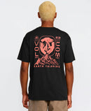 Remera Volcom Organic Print Negro