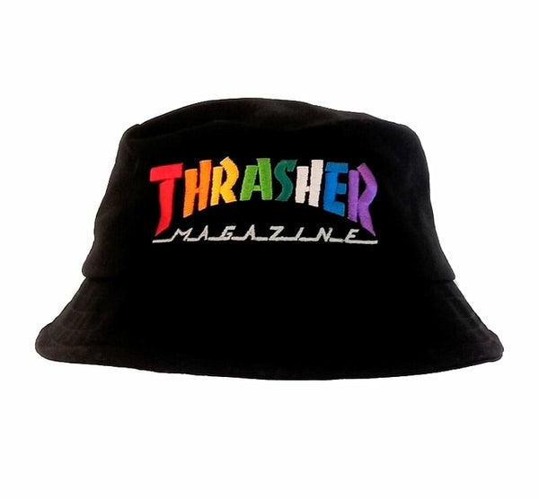Piluso Thrasher Hat Rainbow Negro 🌈⚫
