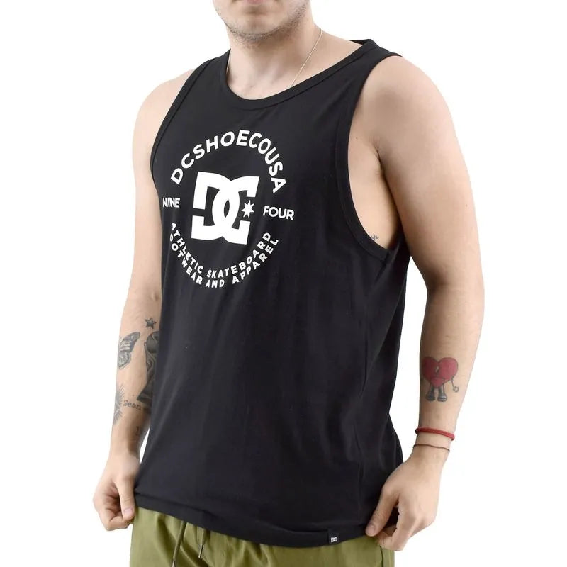 Musculosa Dc Hombre Big Circle Negro