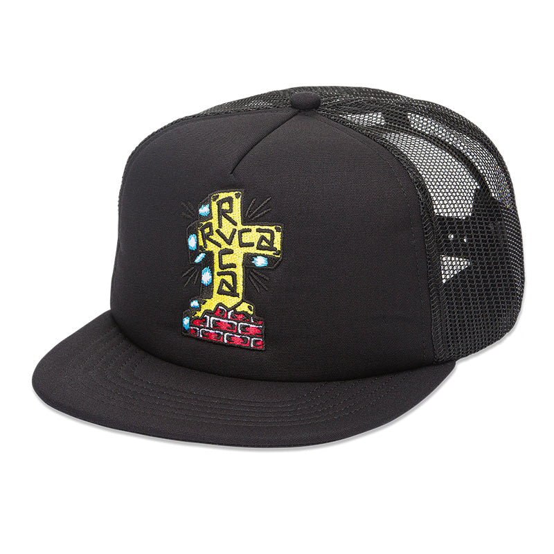 Gorra Rvca Barbacross Foamy (BLK)