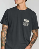 Remera Rvca Ride Free Gris