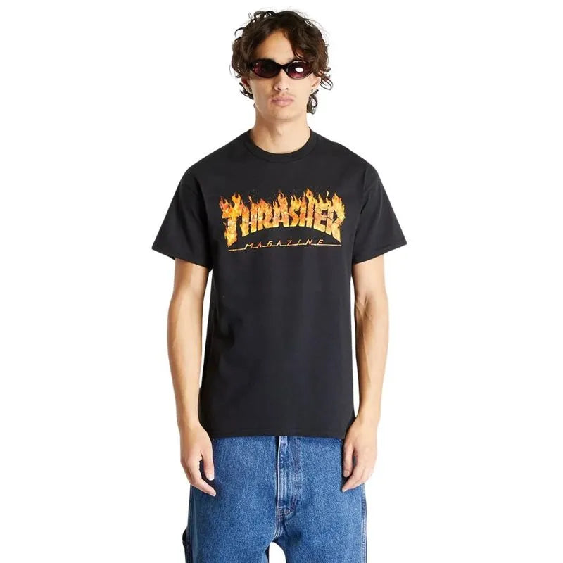 Remera Thrasher Inferno Hombre