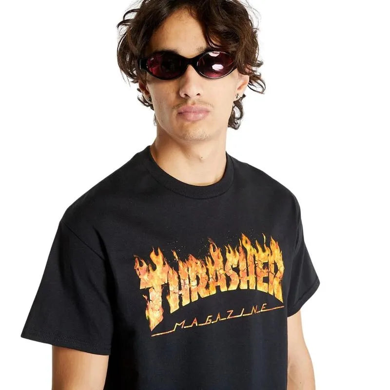 Remera Thrasher Inferno Hombre