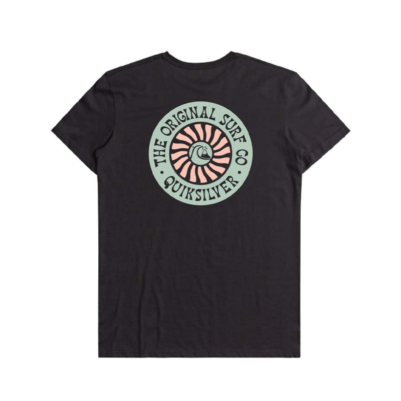 Remera Quiksilver Bloom Cycle MLW Negro