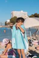 Poncho Mibi Shark Verde Agua