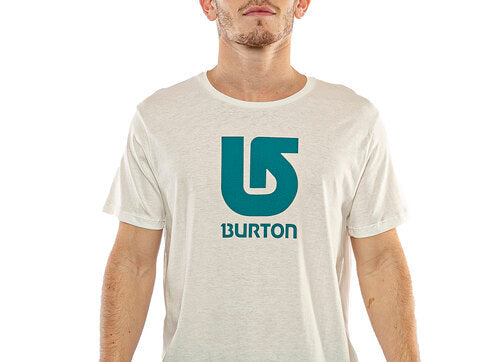 Remera Burton H Vertical White-Blue