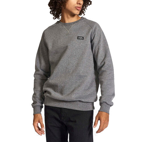 Buzo Billabong Core Ranglan Crew Gris